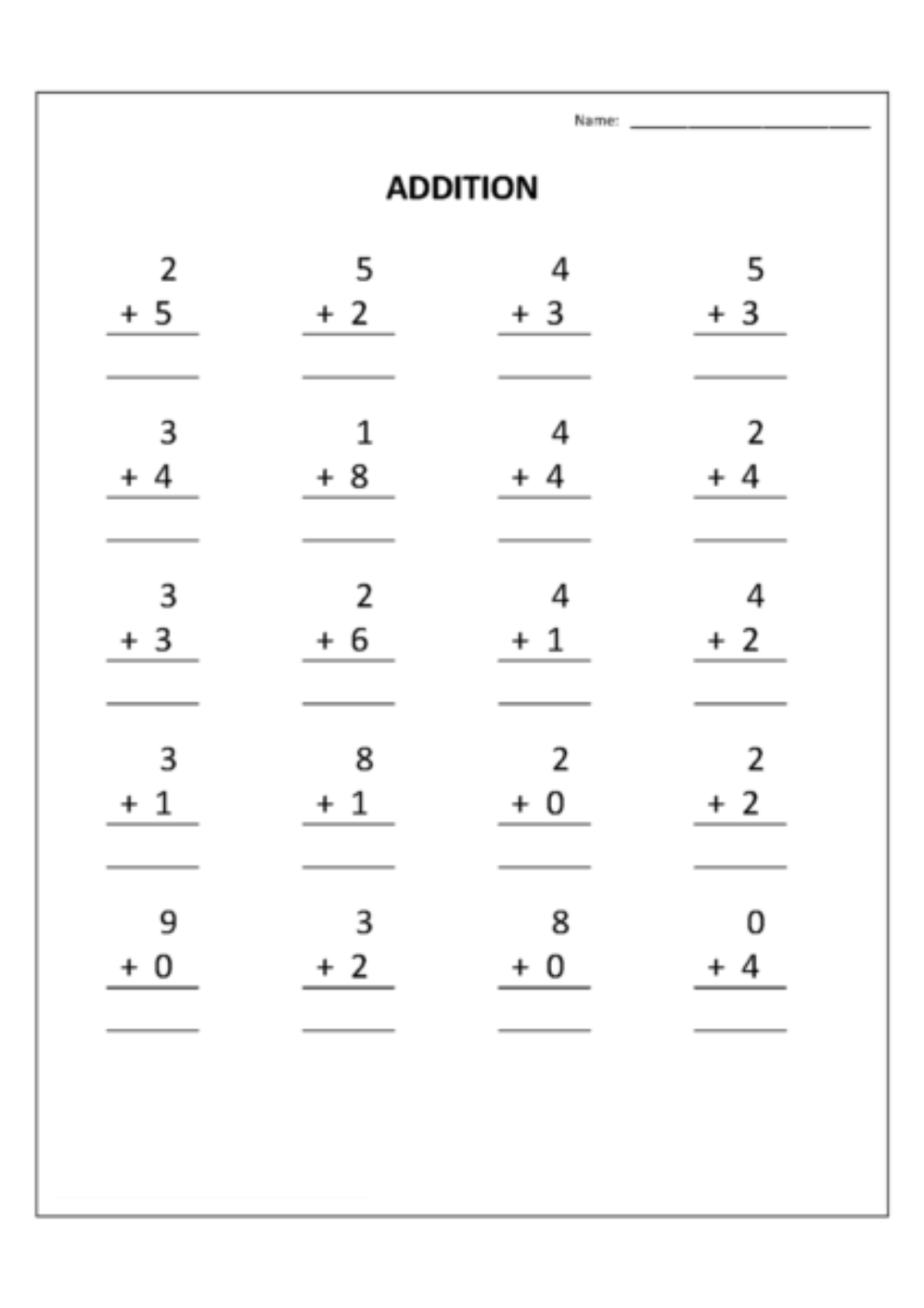 download-pdf-free-printable-addition-worksheets-for-preschool-worksheet-school for Free Printable Addition Worksheets Pdf Download PDF*} Free Printable Addition Worksheets For Preschool - Worksheet School for Free Printable Addition Worksheets Pdf