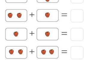 touch math addition worksheets for kindergarten