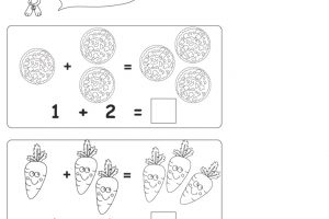 Addition Coloring Pages for Kindergarten 7