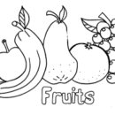 Fruits Coloring Worksheets 4