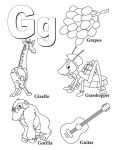 Letter G Worksheets 4