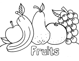 Fruits Coloring Worksheets