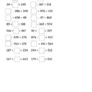 Missing Number Addition and Subtraction Worksheets 4