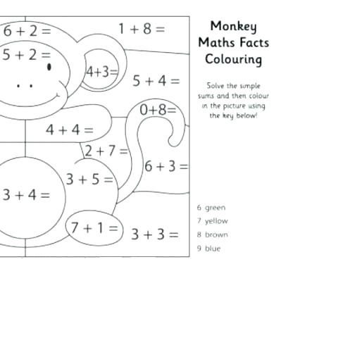 Free Addition Worksheets with Coloring 3