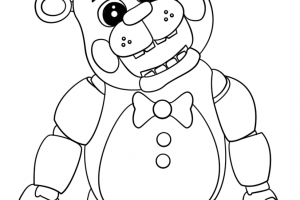 cute five nights at freddys coloring pages