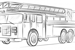 fire truck coloring pages