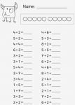 Simple Addition Worksheets 4