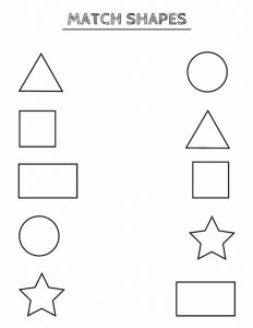 Basic Math Shapes - Worksheet School