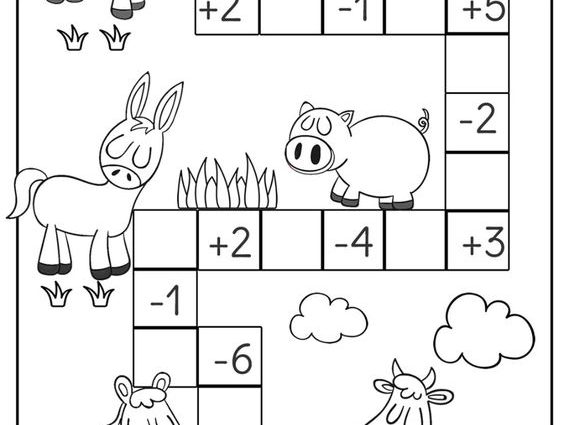 Simple Operations Math Crossword 2